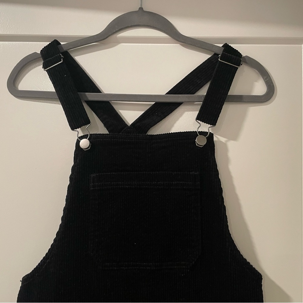 Overall corduroy dress